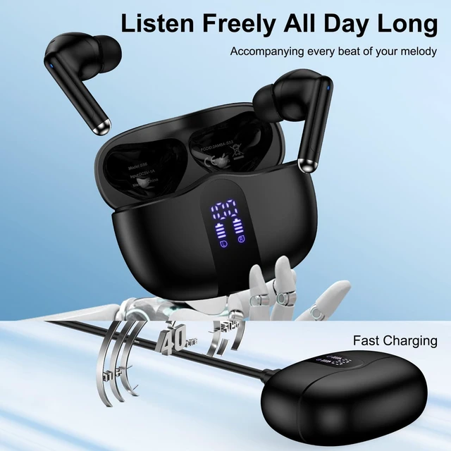 Alt view image 3 of 7 - Samsung Ear Buds Wireless Bluetooth Earbuds for Samsung Galaxy S26 Ultra S26/S26+/A17/A56/A36/A26/A16/A55/A35/A25/A15/S25 FE/S25 Edge/S24/S23, Android Wireless Earbuds Bluetooth Headphones Earphones
