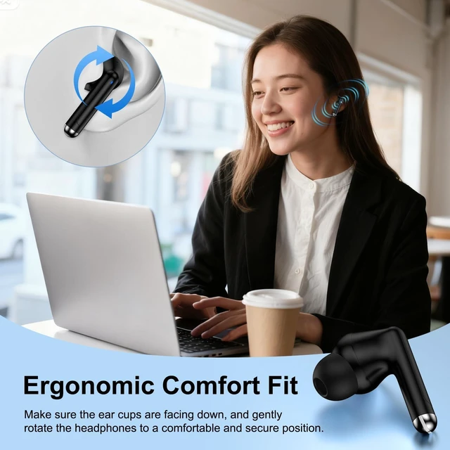 Alt view image 6 of 7 - Samsung Ear Buds Wireless Bluetooth Earbuds for Samsung Galaxy S26 Ultra S26/S26+/A17/A56/A36/A26/A16/A55/A35/A25/A15/S25 FE/S25 Edge/S24/S23, Android Wireless Earbuds Bluetooth Headphones Earphones