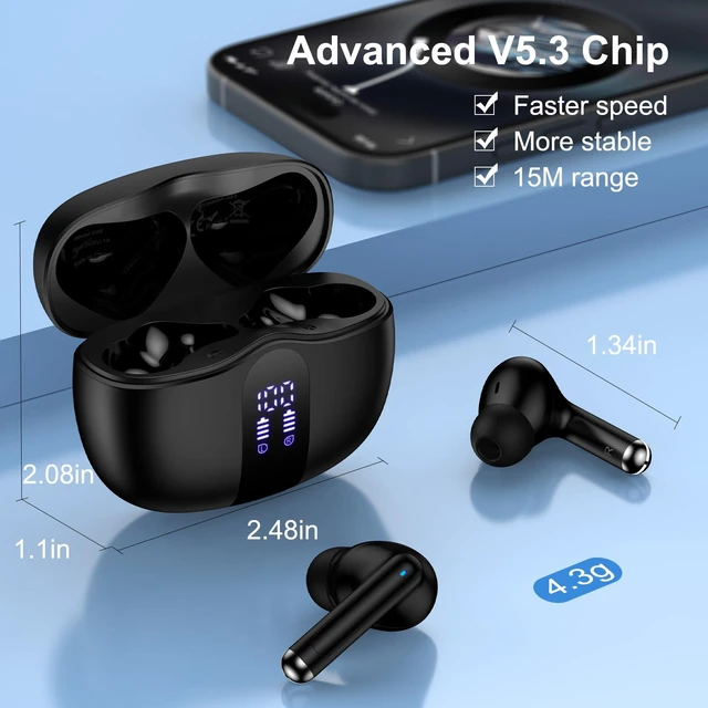 Alt view image 7 of 7 - Samsung Ear Buds Wireless Bluetooth Earbuds for Samsung Galaxy S26 Ultra S26/S26+/A17/A56/A36/A26/A16/A55/A35/A25/A15/S25 FE/S25 Edge/S24/S23, Android Wireless Earbuds Bluetooth Headphones Earphones
