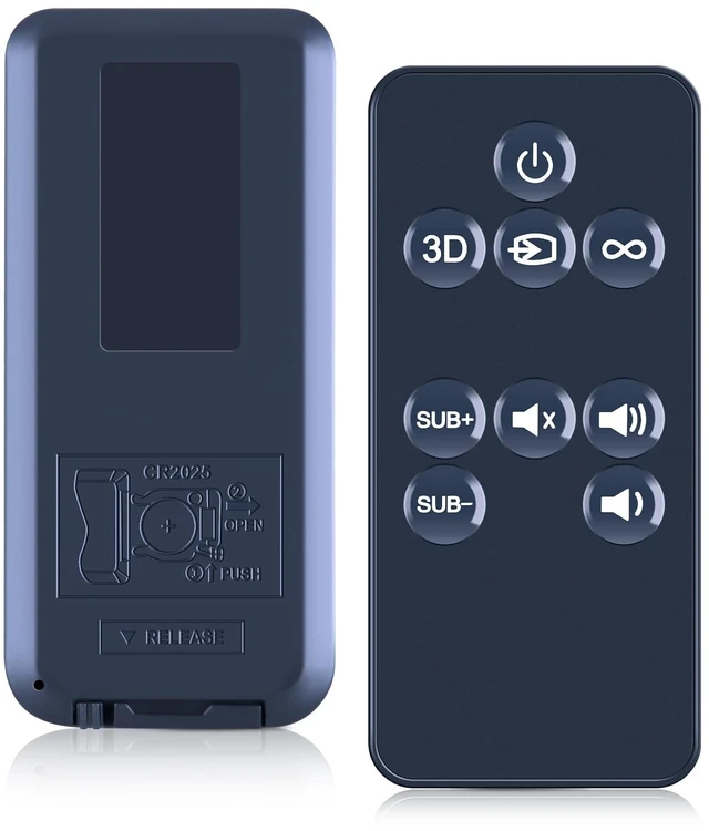 Main image of Soundbar Remote Control Replacement fit for Klipsch SB120, SB 120, 1060316