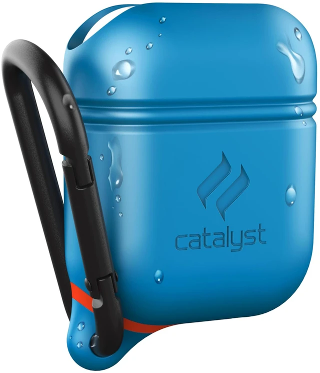 Main image of Waterproof Case for AirPods 2nd Generation and AirPods 1st Generation - Wireless and USB-C Charging High Drop Protection AirPod Gen 2 and Gen 1 Case with Carabiner, One Piece Design