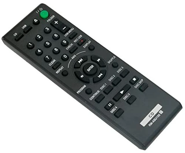 Alt view image 5 of 6 - RM-ASU100 Replacement Remote Control Commander fit for Sony CDP-CE500 CDPCE500 CDP CE500 5-Disc CD Changer Compact Disc Player