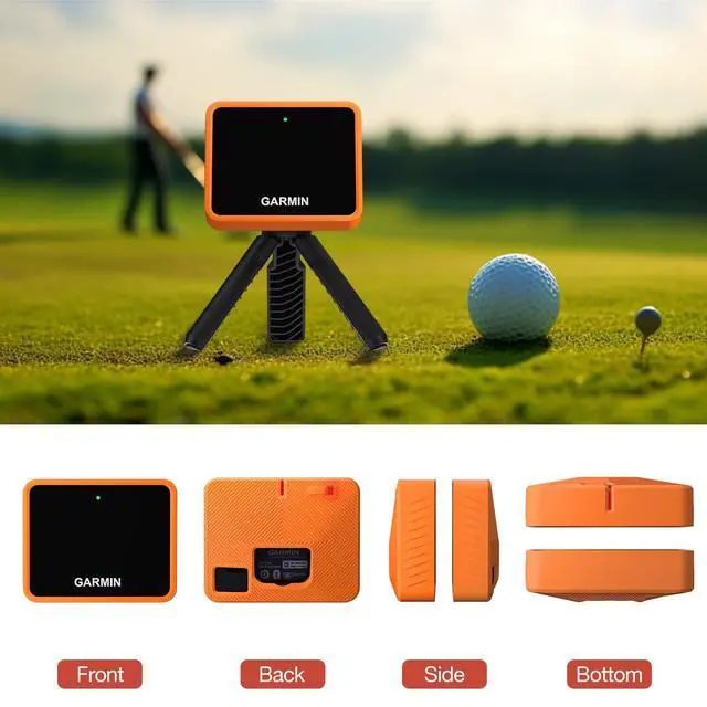 Alt view image 5 of 6 - Silicone Protective Case for Garmin Approach R10 - Waterproof Shockproof Anti-Scratch Non-Slip Durable Design - with one Screen Protector Film