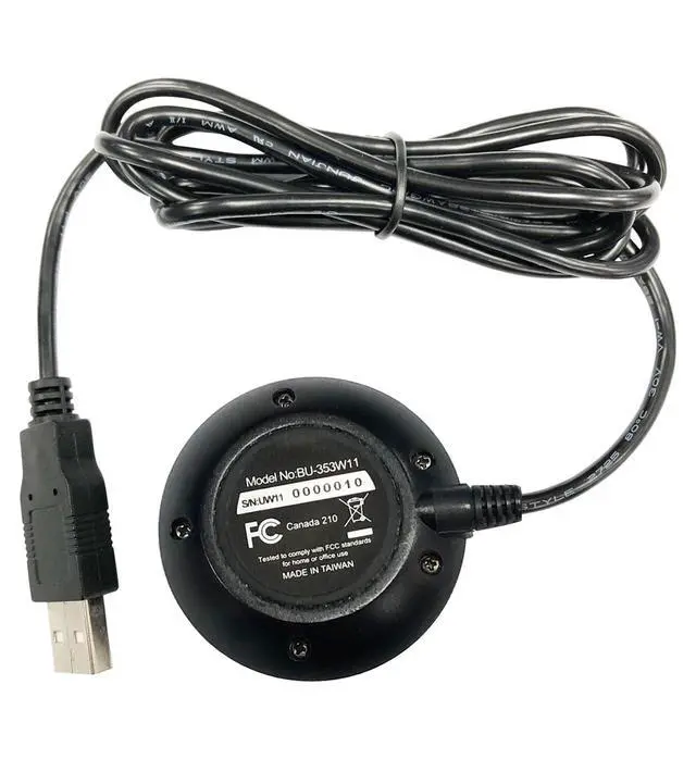 Alt view image 2 of 4 - BU-353-W11 GPS GNSS Location Sensor - Black, Made in Taiwan