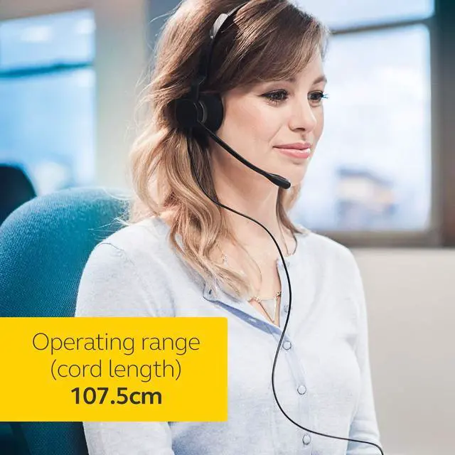 Alt view image 5 of 6 - Biz 2300 USB Duo Wired Professional Call Center Headset