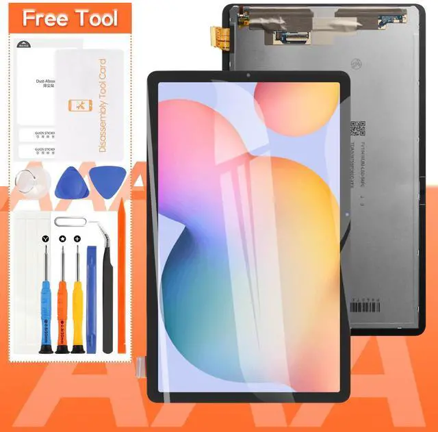 Main image of Screen Replacement for Samsung Galaxy Tab S6 Lite P610 P610N P615 LCD Display Touch Screen Digitizer Full Assembly,with Tools(Black)