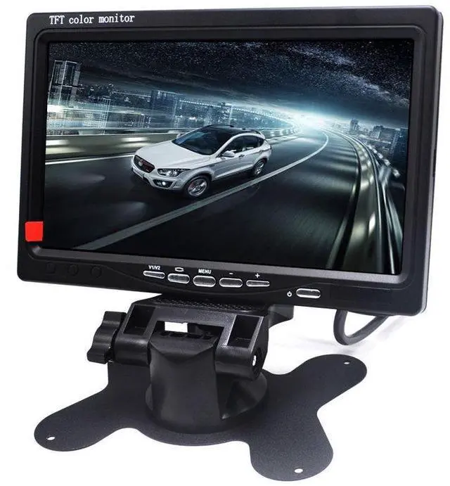 Main image of Padarsey 7 Inch LED Backlight TFT LCD Monitor for Car Rearview Cameras, Car DVD, Serveillance Camera, STB, Satellite Receiver and Other Video Equipment