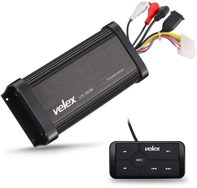 Main image of Powersport Class D Amp Amplifier 150W x 2 Marine on Boats UTV ATV Golf Carts and Boats Bridgeable
