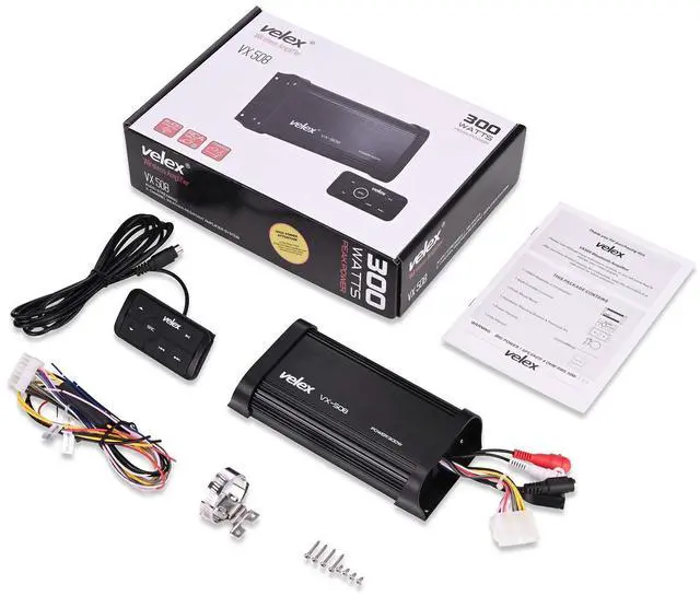 Alt view image 3 of 5 - Powersport Class D Amp Amplifier 150W x 2 Marine on Boats UTV ATV Golf Carts and Boats Bridgeable