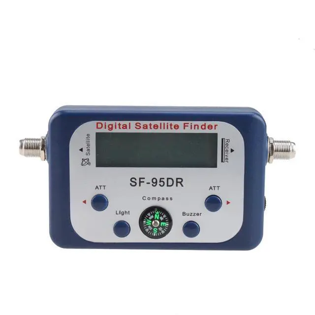 Alt view image 4 of 6 - Digital Satellite Finder for Dish DirectTV FTA, Signal Meter | Support 950-2150MHz Ku-Band, Audio Tone & LED Indicators for Easy Alignment, Bulit-in Compass