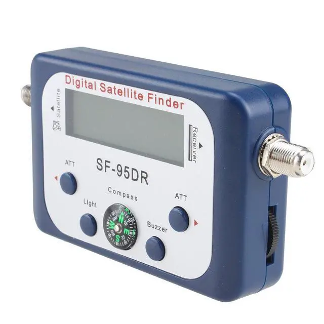 Alt view image 6 of 6 - Digital Satellite Finder for Dish DirectTV FTA, Signal Meter | Support 950-2150MHz Ku-Band, Audio Tone & LED Indicators for Easy Alignment, Bulit-in Compass