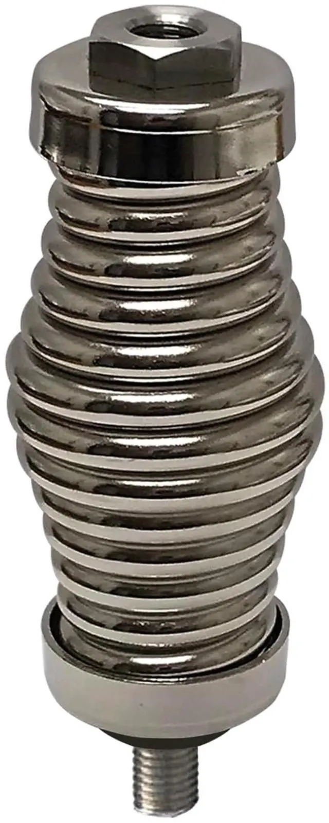 Main image of Super Heavy Duty Stainless Steel Antenna Barrel Spring For The Heaviest CB Amateur and Two Way Antennas 3/8-24 Thread with Coupling Nut