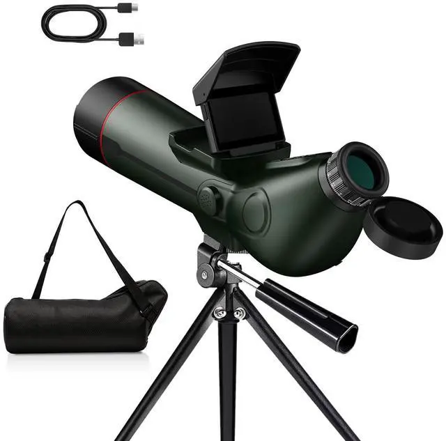 Main image of Telescope, Telescope for Adults High Powered, Professional Refractor Auto-Focus Smart Digital Electronic Telescopes with 4K Astrophotography Camera, Dual Screens Spotter, Carry Bag and 32G Card