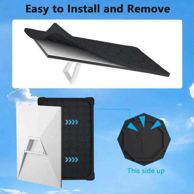 Alt view image 2 of 6 - Gen 3 Starlink Protective Cover Case, Compatible with Starlink Standard Gen 3 Dish, Outdoor Protection Cover for RV, Camping, Home Roof and Travel Setup, Black