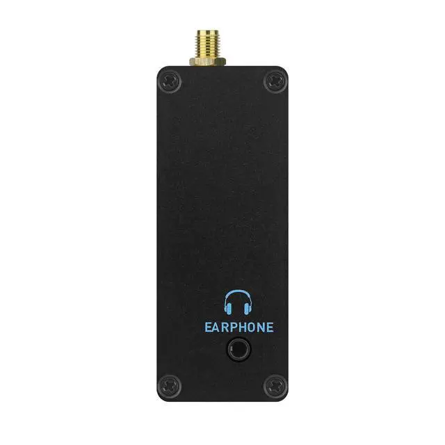 Alt view image 5 of 6 - ATS25 Ultra Portable 4 Touchscreen Audio Receiver with Multi-Mode Playback, USB & AUX Input, Visual Level Display
