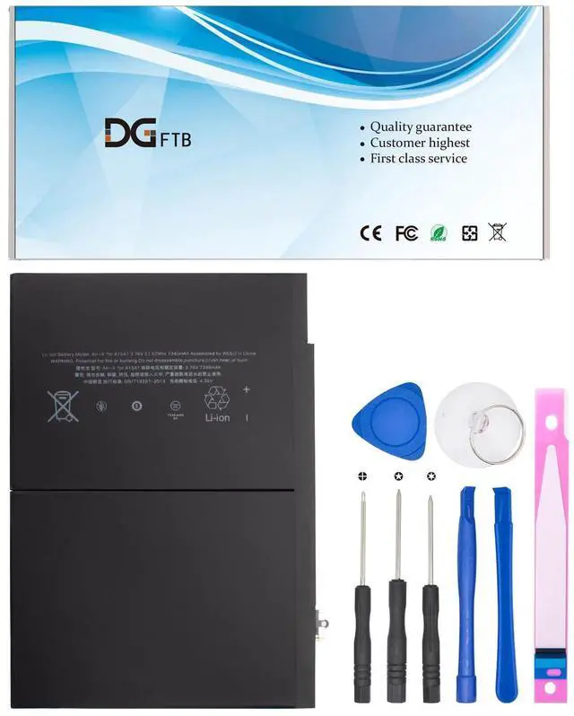 Main image of A1547 A1566 A1567 Battery for iPad Air 2 with Air 2nd Gen with iPad 6 | Series MH0W2ll/a MNV72ll/a MH182ll/a MH1J2ll/a (3.76V 27.62Wh/7340mAh)