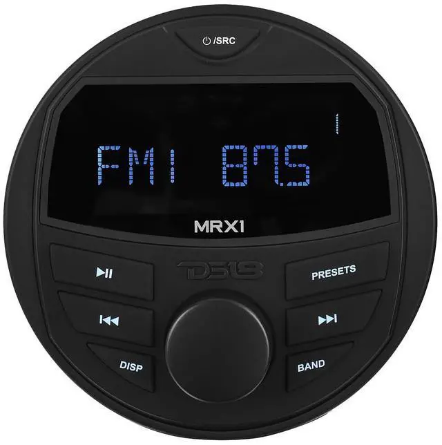 Alt view image 5 of 6 - Hydro MRX1 Marine Radio Headunit LCD Screen, Bluetooth, IP65 Waterproof Weatherproof, AM FM Radio, USB, 1 Zones, 4 Volts Preamp Outputs, RDS 4X40 Watts
