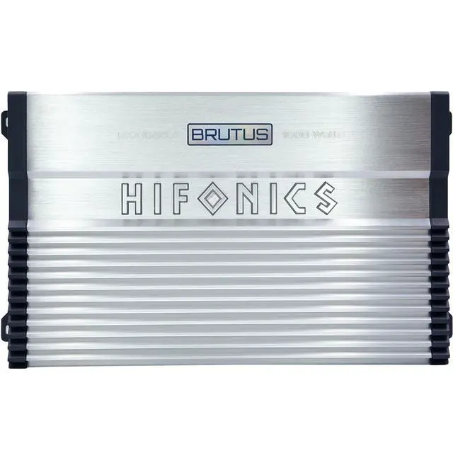 Alt view image 6 of 6 - BXX1600.4 1600 Watt RMS 4-Channel Stereo Speaker Amplifier Brutus Car Audio, Chrome