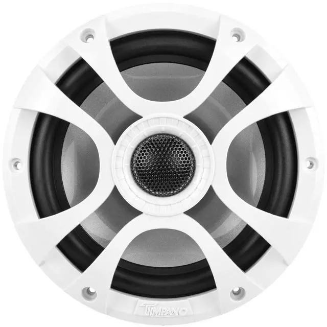 Alt view image 4 of 6 - 6.5 Marine Speakers 450 Watt Per Pair TPT-CX6MW-4 Coaxial 2 Way Waterproof Speakers, 1 Pair, White, Weather Resistant Marine Speakers 6.5 Inch for Boat, ATV or RV Speakers, Bocinas Marinas