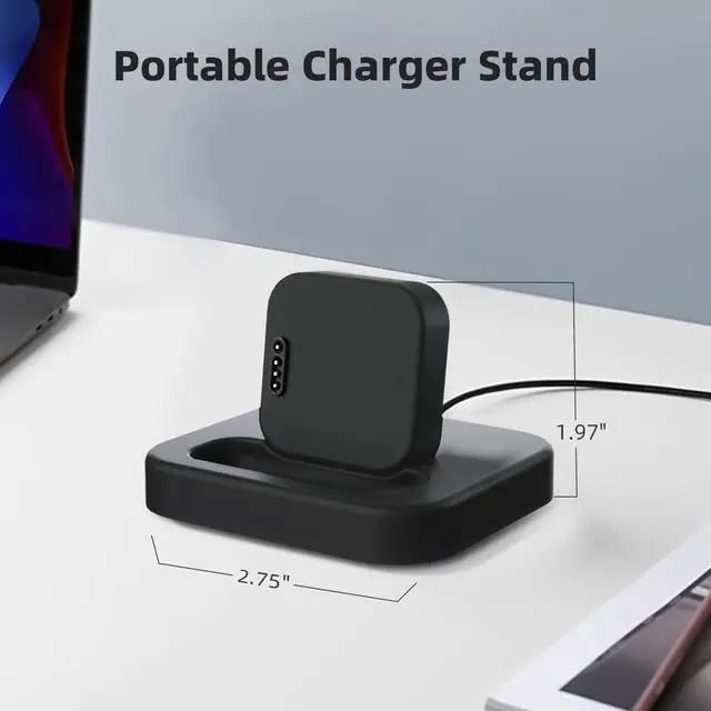 Alt view image 5 of 6 - Charger Dock Compatible with AT&T Amigo Jr Watch, Magnetic Charger Stand with Charging Cable, Accessories for Amigo Jr Watch (Black-1)