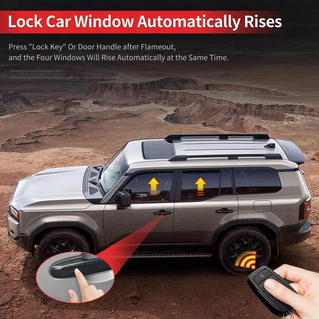 Alt view image 3 of 6 - Glass Lifting Smart Module for 2024-2027 Toyota Land Cruiser 250 1958 | Prado Lc250 Automatic Window Lifter & Automatic Lock Controller 2025 Land Cruiser Accessories (LC250)