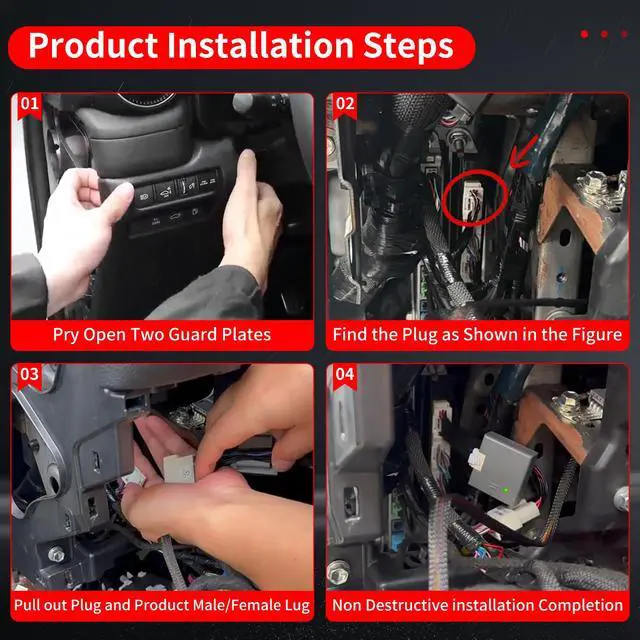 Alt view image 6 of 6 - Glass Lifting Smart Module for 2024-2027 Toyota Land Cruiser 250 1958 | Prado Lc250 Automatic Window Lifter & Automatic Lock Controller 2025 Land Cruiser Accessories (LC250)
