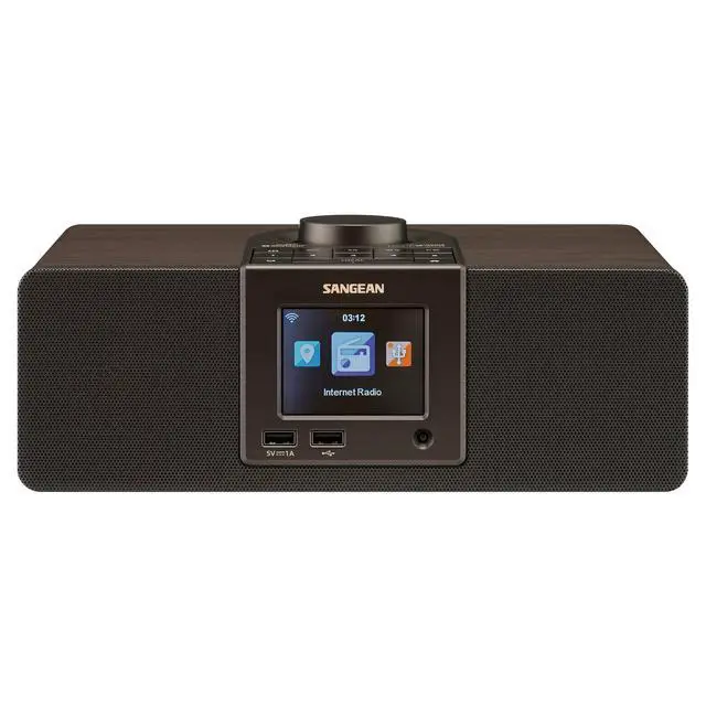 Alt view image 3 of 6 - WFR-32 Internet Radio/AUX/Bluetooth/Smart Local Radio Preference Management/USB Playback and Phone Charging Digital Wooden Cabinet Radio
