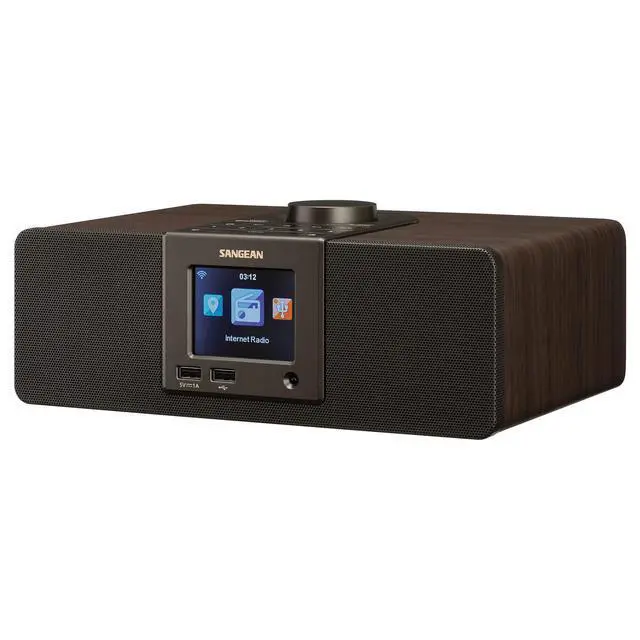 Alt view image 5 of 6 - WFR-32 Internet Radio/AUX/Bluetooth/Smart Local Radio Preference Management/USB Playback and Phone Charging Digital Wooden Cabinet Radio