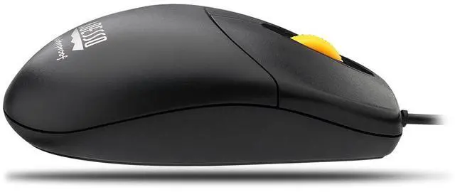 Alt view image 5 of 6 - iMouse W3 Waterproof USB Optical Mouse, 1000 DPI, 4 Button, Black | Magnetic Scroll Wheel, Wired Mouse for Laptop Desktop, Sealed Washable Design