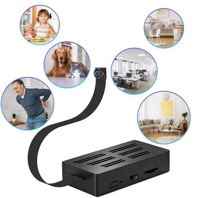 Alt view image 6 of 6 - 1080P DIY Mini Video Security Camera with Motion Detection, Portable Nanny Cam for Home Indoor Outdoor (with 32GB)