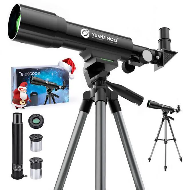 Main image of Telescope Kids 50mm Aperture 360mm AZ Astronomical Portable Telescope for Kids Adults Beginners with Tripod Black