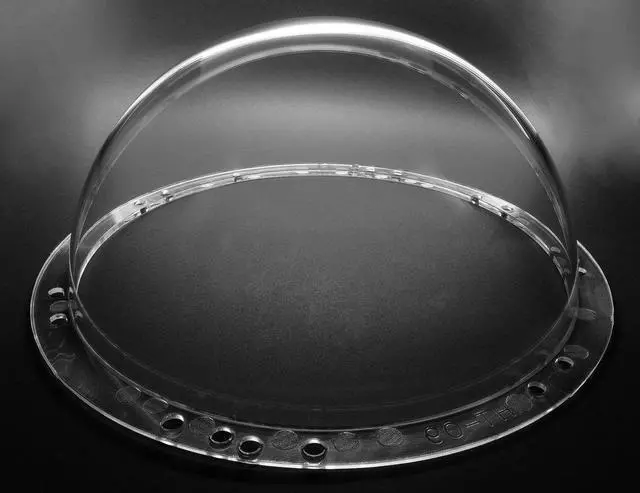 Alt view image 2 of 4 - 9 Inch Acrylic Indoor/Outdoor CCTV Clear Security Camera Dome Cover Camera Housing Fence Window for Pets