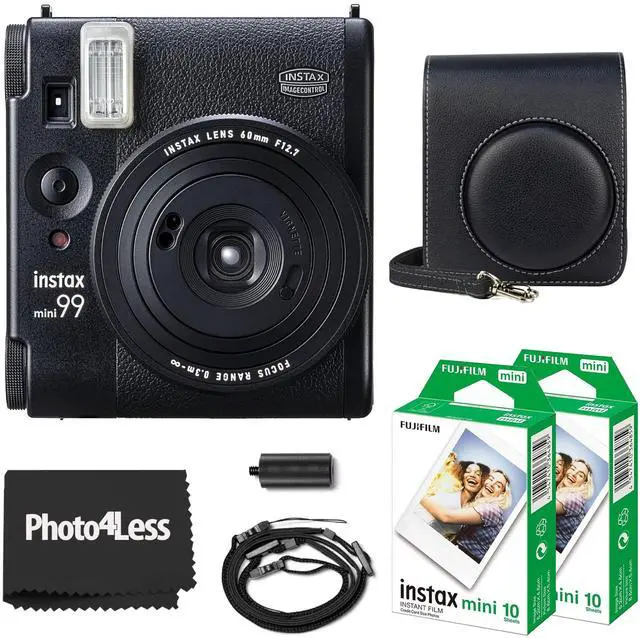Main image of Instax Mini 99 Instant Film Camera Bundle with Instax Mini Instant Film (20 Sheets) with Accessories Including Protective Carrying Case Value Bundle