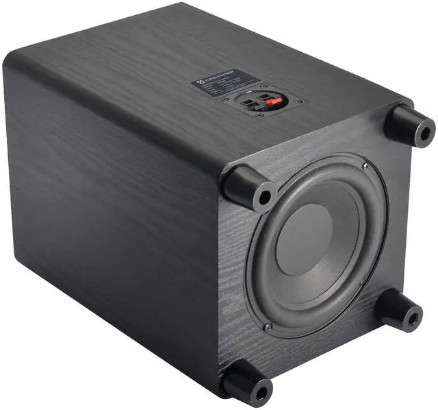 Alt view image 6 of 6 - Audio Fantasy 6.5 Inch Passive Subwoofer, 100W RMS Deep Bass, 150W Peak, 4 Ohm Home Theater Speaker, MDF Wood Cabinet with Anti-Shock Base for Studio & Party, SUB65 Black
