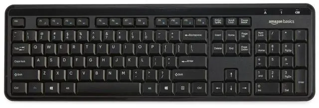 Alt view image 2 of 5 - Modern Wireless Keyboard with Numeric Keypad, Easy Setup, Plug-and-Play, Compact US Layout (QWERTY), 2.4GHz, Black