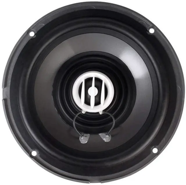 Alt view image 3 of 6 - WET77-W Wet Series 75 Watt RMS 4 Ohm Coaxial Outdoor Marine Boat ATV UTV Speaker Pair with Weather Resistant Polypropylene Cones, Silicone Insulated Tinsel Leads, and ASA Plastic Grille, White