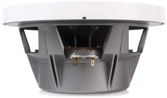 Alt view image 6 of 6 - WET77-W Wet Series 75 Watt RMS 4 Ohm Coaxial Outdoor Marine Boat ATV UTV Speaker Pair with Weather Resistant Polypropylene Cones, Silicone Insulated Tinsel Leads, and ASA Plastic Grille, White
