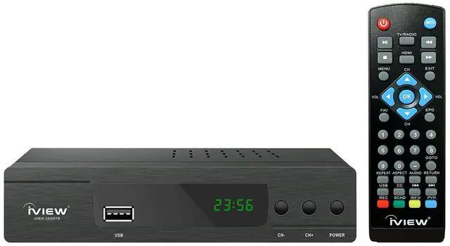 Main image of 3300STB ATSC Converter Box with Recording, Media Player, Built-in Digital Clock, Analog to Digital, QAM Tuner, HDMI, USB 3300STBA (New firmware)