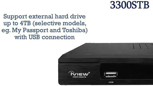 Alt view image 4 of 6 - 3300STB ATSC Converter Box with Recording, Media Player, Built-in Digital Clock, Analog to Digital, QAM Tuner, HDMI, USB 3300STBA (New firmware)