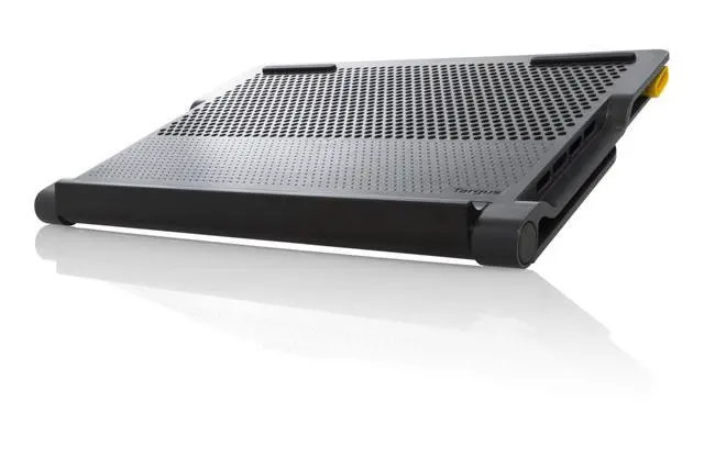 Alt view image 4 of 6 - Laptop Cooling Pad for Laptops up to 17-inches, Dual High-Speed Fans Chill Mat + 4-Port USB Hub Laptop Fan Cooling Pad for Work, USB Stand Cooling Pad for Gaming Laptop Cooling Fan (AWE81US)