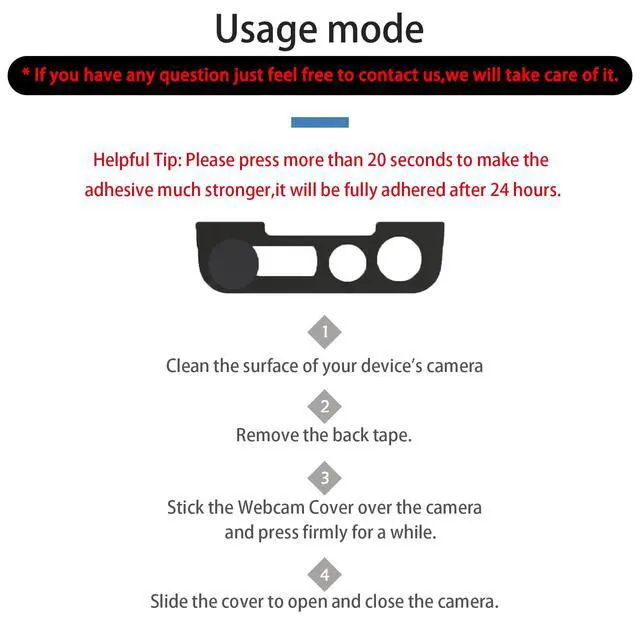 Alt view image 3 of 6 - Privacy Cover Compatible for iPhone 14 /iPhone 14 Plus Front Camera Cover,Protect Privacy and Security But Not Affect Facial Recognition(2Pack)