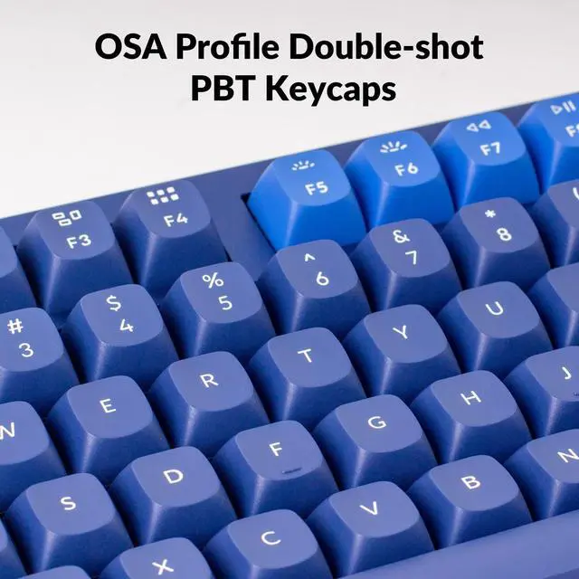 Alt view image 4 of 6 - Q3 RGB Tenkeyless Layout 87-Key QMK/VIA Programmable Macro Hot-swappable Wired Custom Mechanical Keyboard with Gateron G Pro Red Switch Double Gasket Compatible with Mac Windows Linux(Blue)
