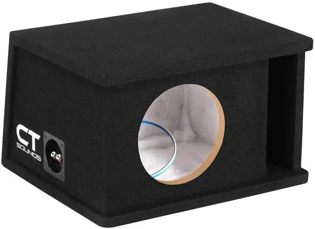 Main image of CT1X8 Single 8 Kerf Port Universal-Fit Car Subwoofer Box