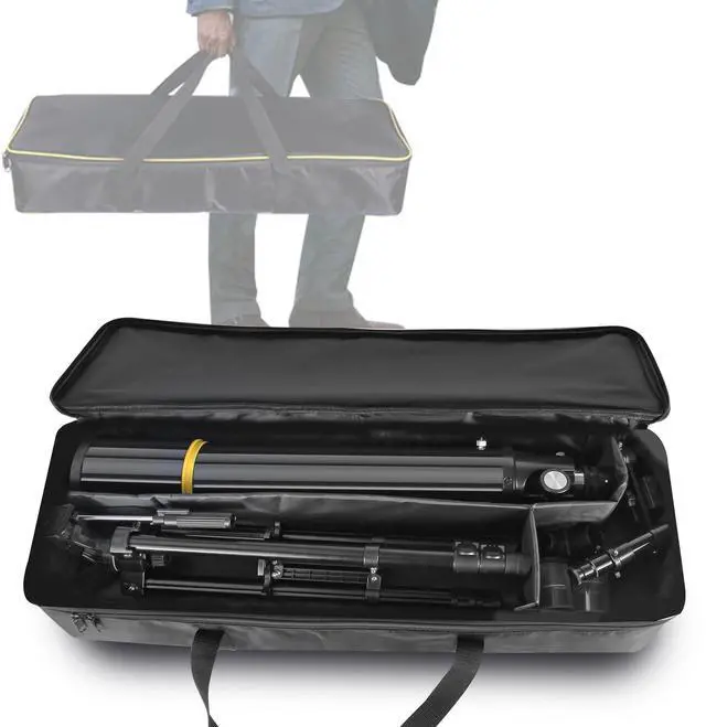 Alt view image 5 of 6 - Telescopes for Adults Astronomy, 80mm Aperture 900mm Professional Refractor Telescope for Kids & Beginners, Compact and Portable Travel Telescopio with Carrying Bag