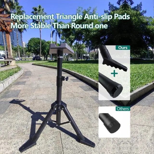 Alt view image 2 of 6 - Gen 3 Starlink Tripod Stand with Pipe Adapter, Starlink Tripod Mount Gen 3, Height Adjustable Starlink Mount, Starlink Accessories for Yard Camping RV Travel