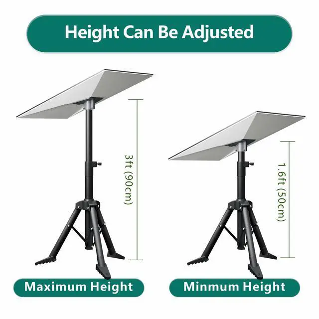 Alt view image 4 of 6 - Gen 3 Starlink Tripod Stand with Pipe Adapter, Starlink Tripod Mount Gen 3, Height Adjustable Starlink Mount, Starlink Accessories for Yard Camping RV Travel