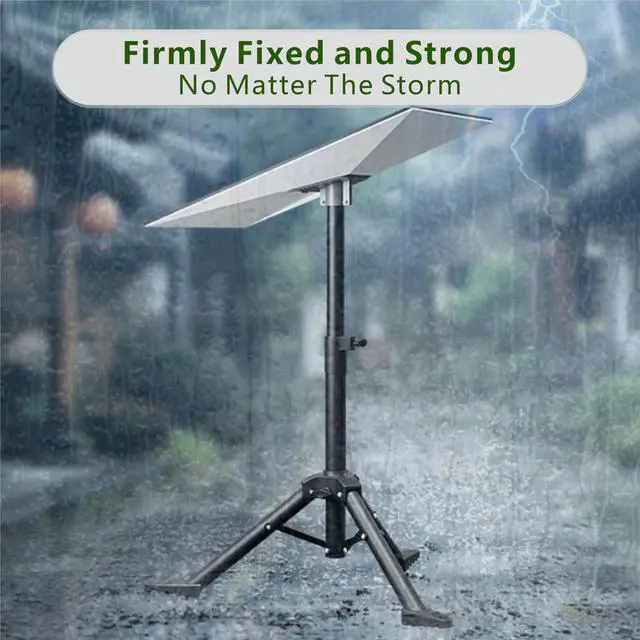 Alt view image 6 of 6 - Gen 3 Starlink Tripod Stand with Pipe Adapter, Starlink Tripod Mount Gen 3, Height Adjustable Starlink Mount, Starlink Accessories for Yard Camping RV Travel