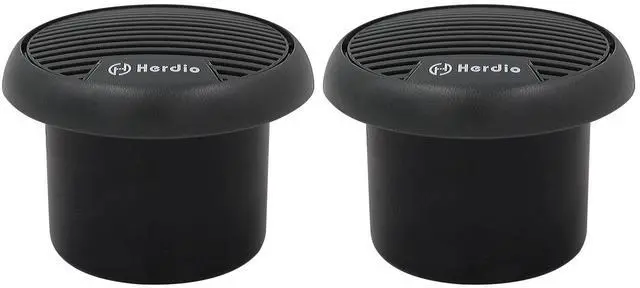 Alt view image 2 of 6 - 3" inch Marine Bluetooth Speakers Boat Motorcycle Hot tub Stereo with Max Power 140 Watt (Black)