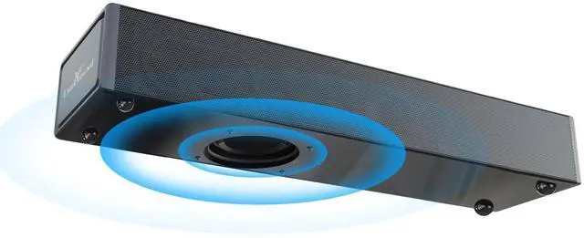 Main image of 2.1 Sound Bar for TV, 16 Inch Soundbar with Built-in Subwoofer | 110W soundbar with built-in subwoofer, 4 EQ modes, Night Mode, HDMI ARC, Optical, AUX, USB & Bluetooth 5.0