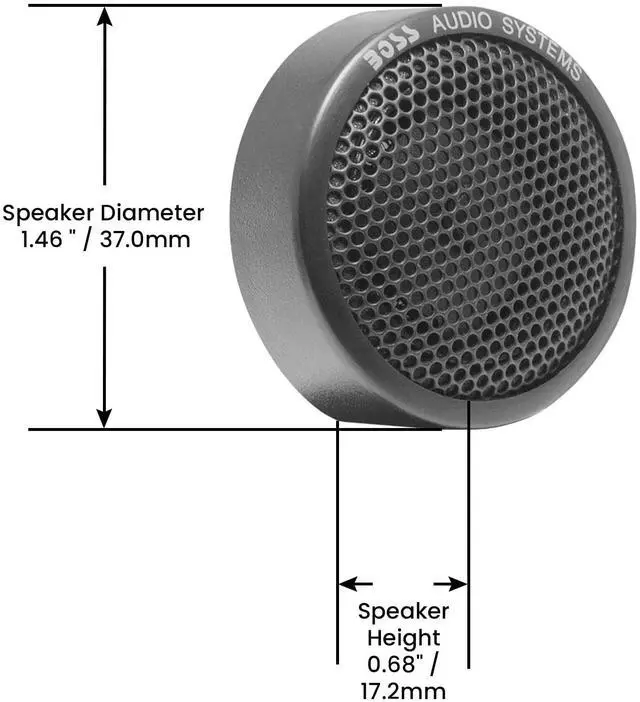Alt view image 5 of 6 - TW18 Tweeters (Pair), 200 Watts, 1 Inch Polyimide Dome